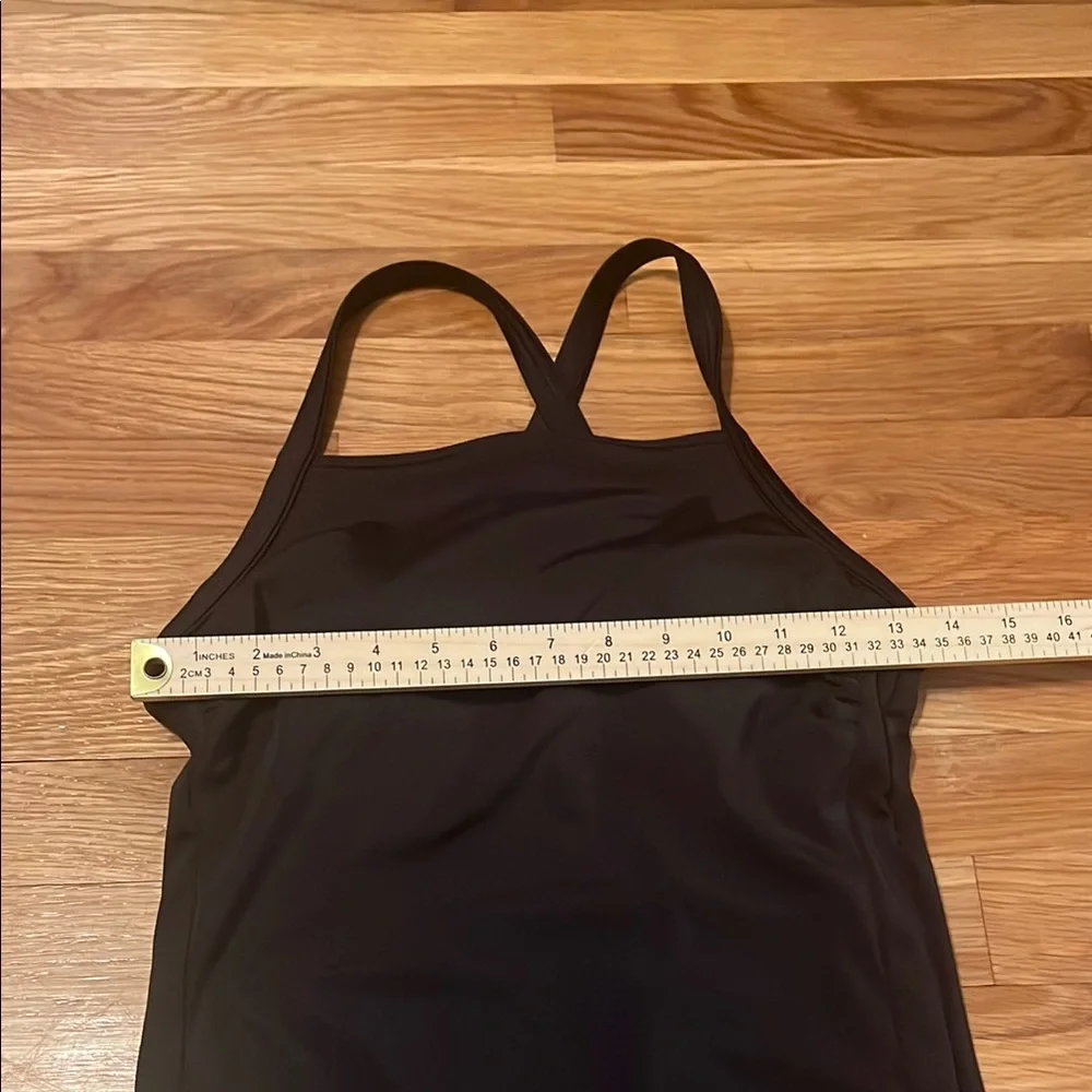 Lands' End Black Women's X-back One Piece Swimsuit‎ size 6 - Picture 8 of 8